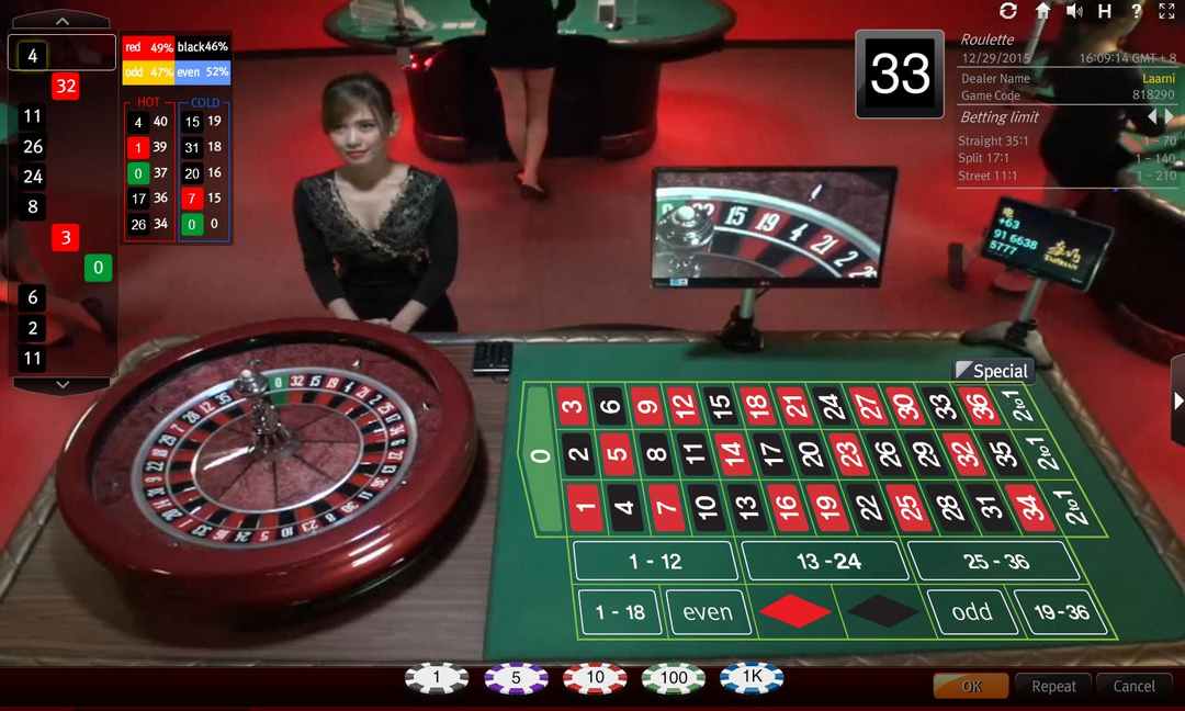 Tổng hợp thuật ngữ các loại hình cược Roulette
